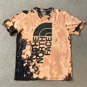 The North Face bleach splatter shirt
